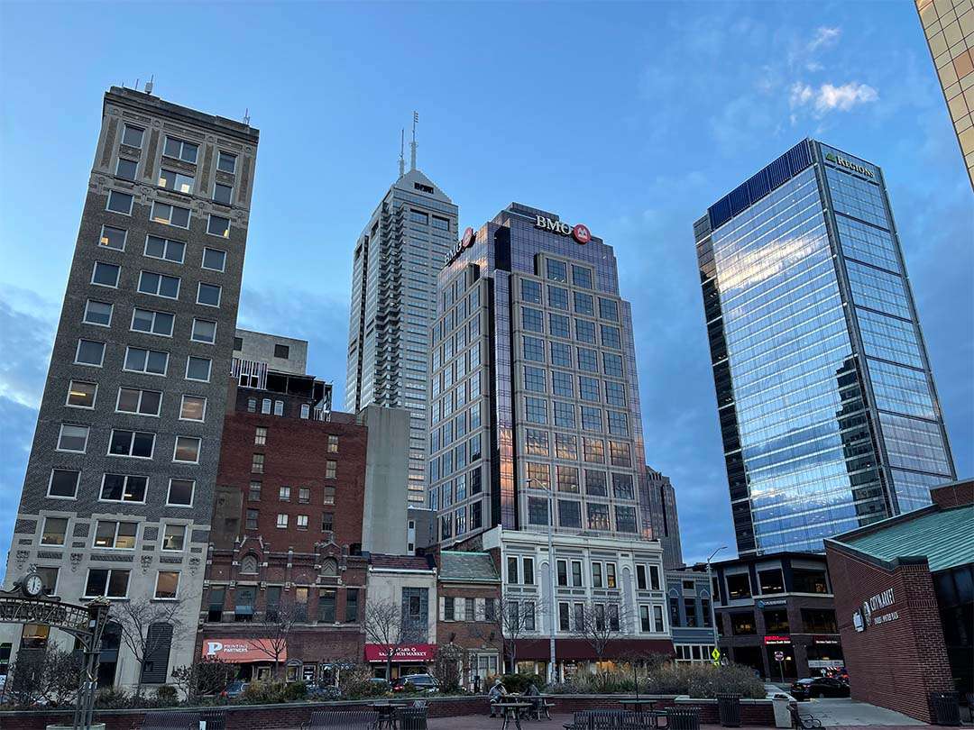 downtown indianapolis skyline